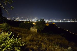 Alanya by night, view from the top